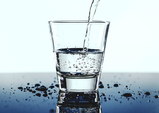 Water in glass