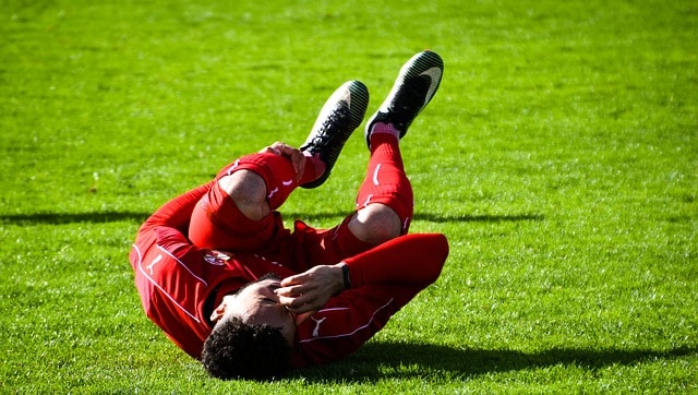 player in pain